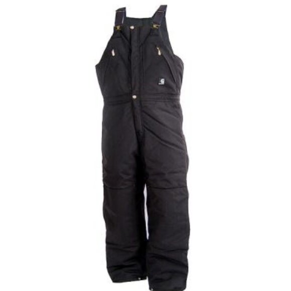 Carhartt R33 Duck Insulated Bib Overalls Blk 40x34 USA Made Quilted Arctic Lined - Picture 3 of 8